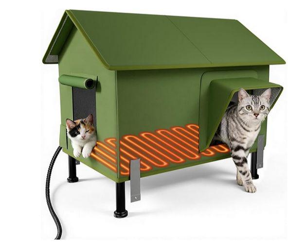 Heated Outdoor Cat House